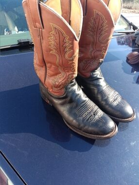 Women's Western Justin Cowgirl Boots Size 10